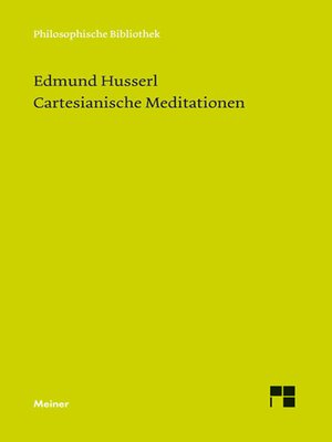 cover image of Cartesianische Meditationen